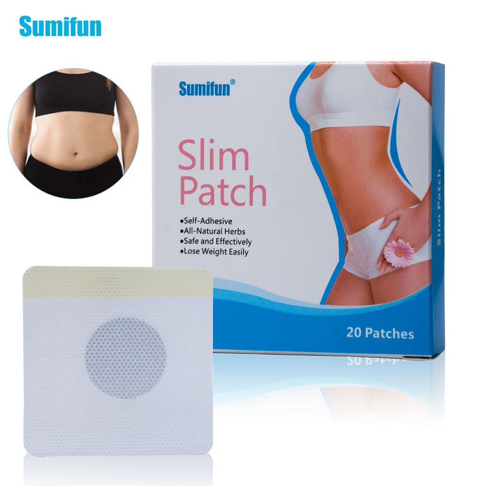 Sumifun 20 шт./кор. патчи для похудания на область пупка эффективного сжигания лишних
