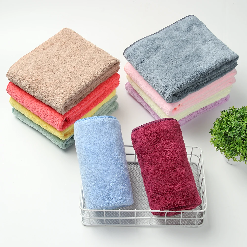 

Quick Dry Towel Microfiber Head Wrap Scarf Coral Fleece Fast Dry Wash Hair Cleaning Towel for Drying Curly, Long & Thick Hair