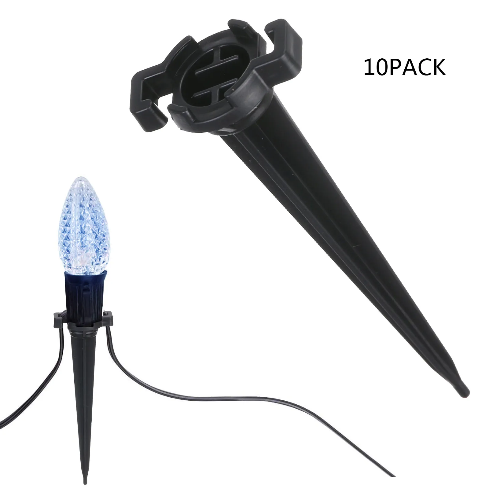 

4.5inch Universal Light Stake For C7c9 Light Yard Lawn Stake Decoration Outdoor Decoration For Xmas New Years