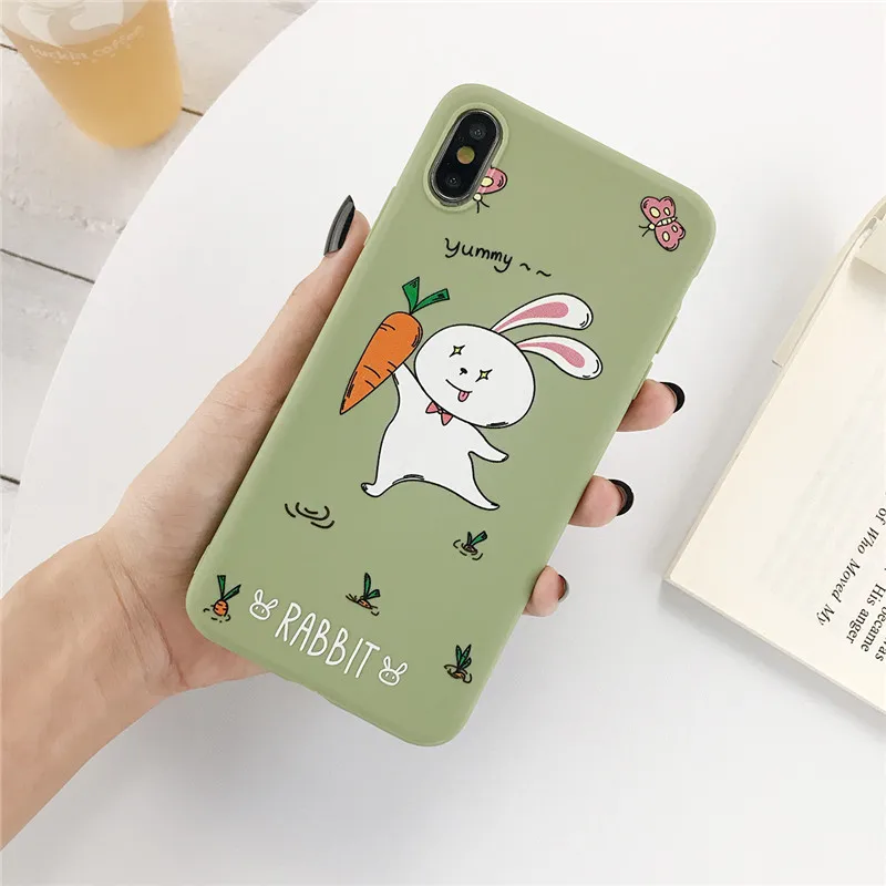 7998MG4 USLION чехол для телефона с забавным динозавром из мультфильма для iPhone 11, 6, 7, 8 Plus, X, XR, XS, Max, милый чехол для iPhone 6 Plus, мягкий силиконовый чехол - Цвет: 7998MG4