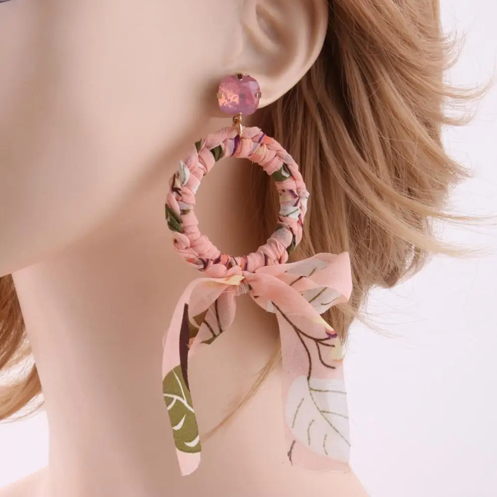 Oorbellen pendientes de hilo bohemios especiales para mujeres hechos a mano elegantes Multicolor gota|Серьги-подвески| |