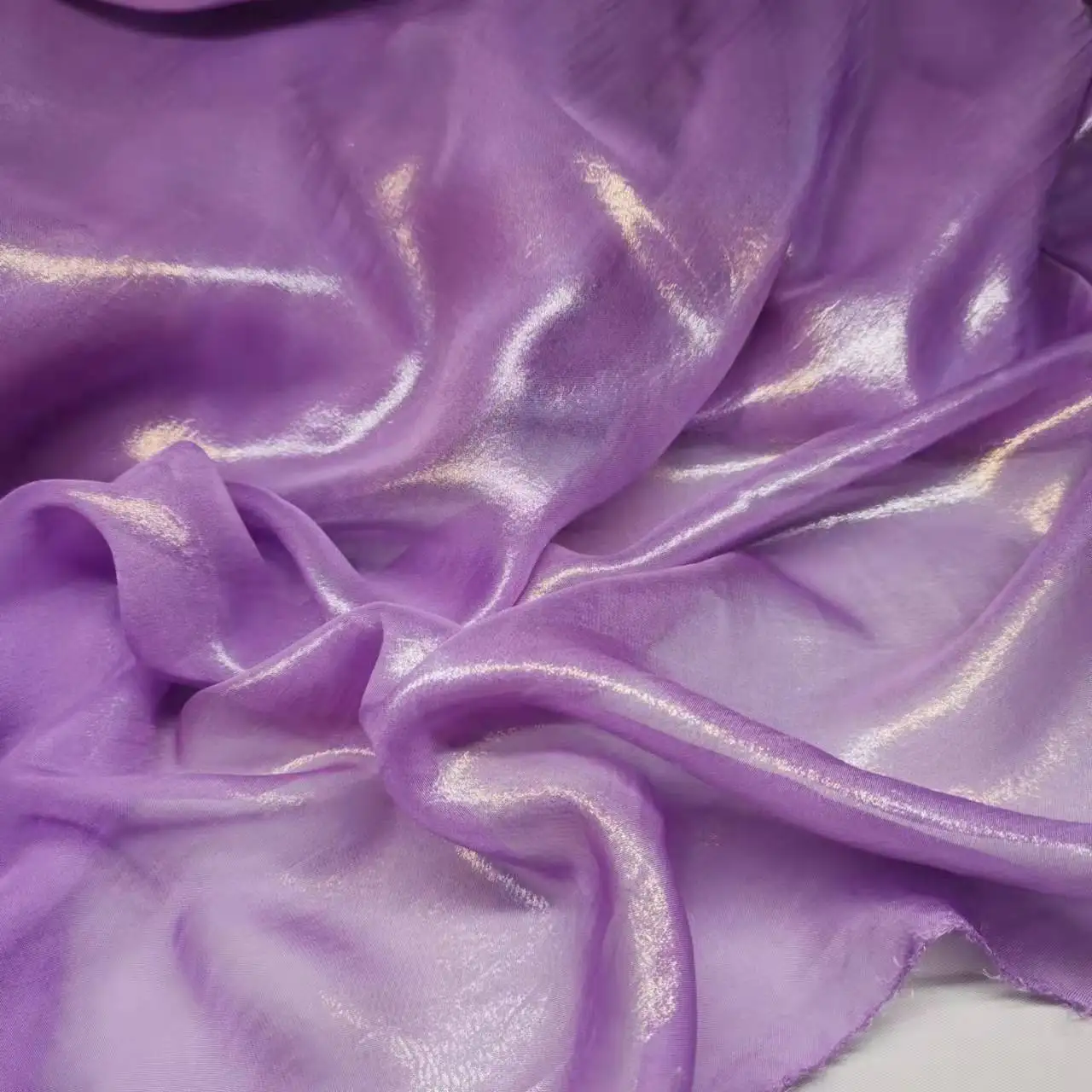 Бронзовая ткань для косплея шифоновая блестящая шелковая тонкая волшебная