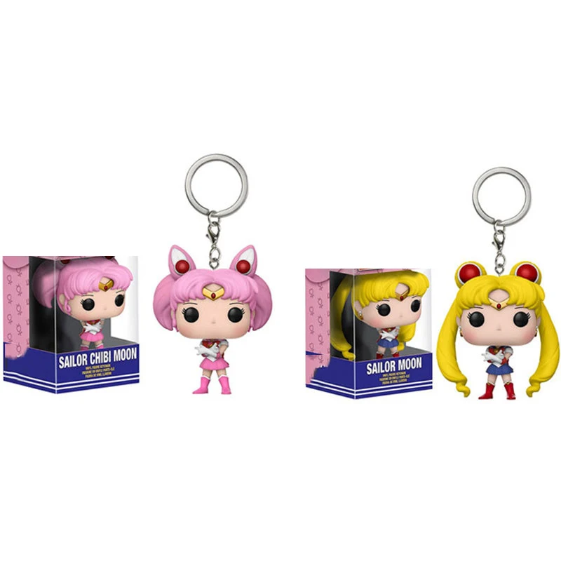 Милый Сейлор Мун и Чиби Карманный Брелок Funko коллекционные игрушки для детей в