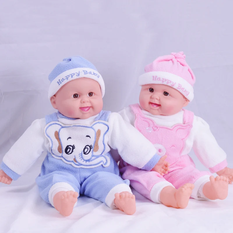 Кукла реборн 50/60 см с тканевым телом Реалистичная для обучения младенцу мягкая на