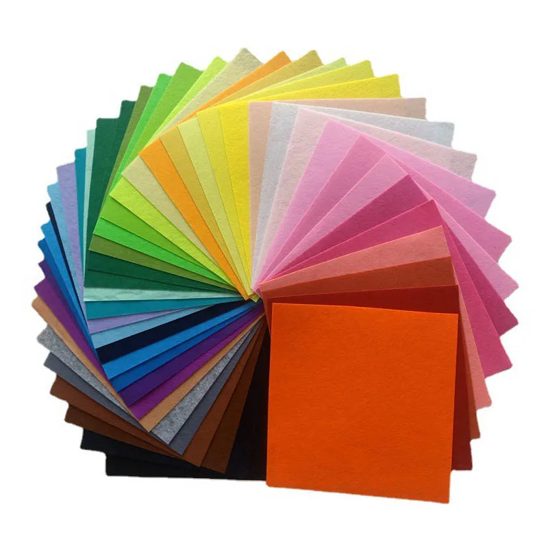 

Полиэстеровый войлок толщиной 40 цветов, нетканый материал для рукоделия, шитья, кукол, поделок, украшения дома, узор, размер пакета