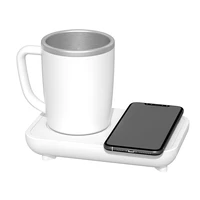 2021 best smart mug warmer wireless charging heating cup warner electric coffee warmer beverage cooler box