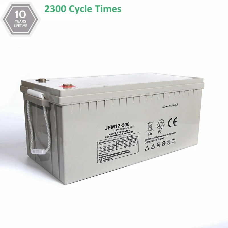 

12v 400ah Lead Acid Battery 200ah Storage GEL Batteries for Crane