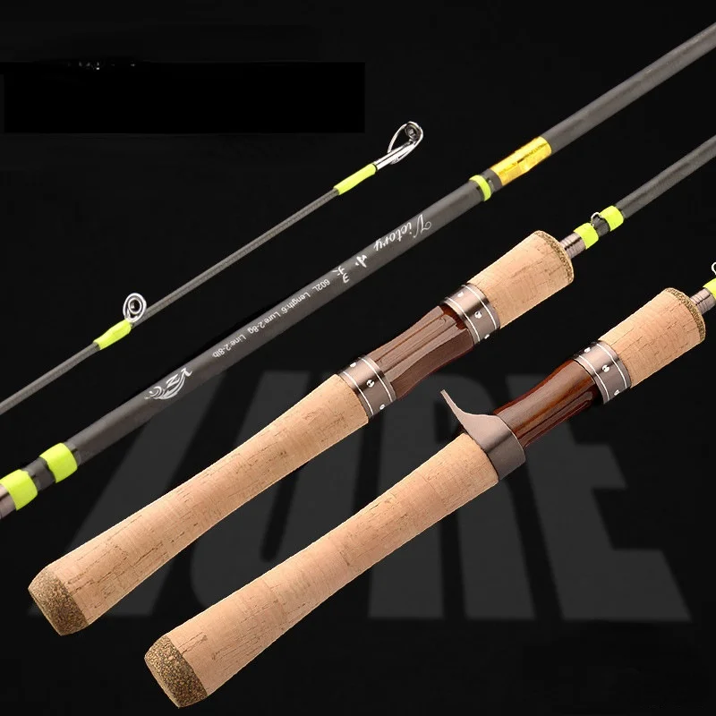 Enlarge 2021 New Fishing Rods Spinning Saltwater Freshwater Luya Fishing Rod Winter Fishing Rods Carp Gun Handle Wedkarstwo Equipment