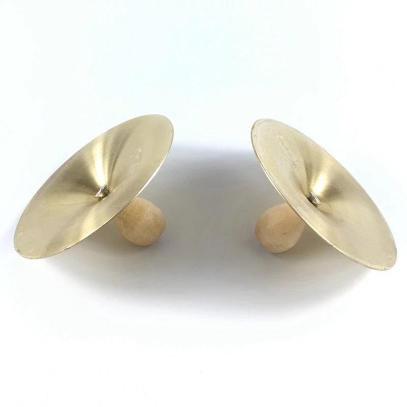 9cm Hand Percussion Copper Cymbals Children Musical Instrument Education Toys Brass | Toy