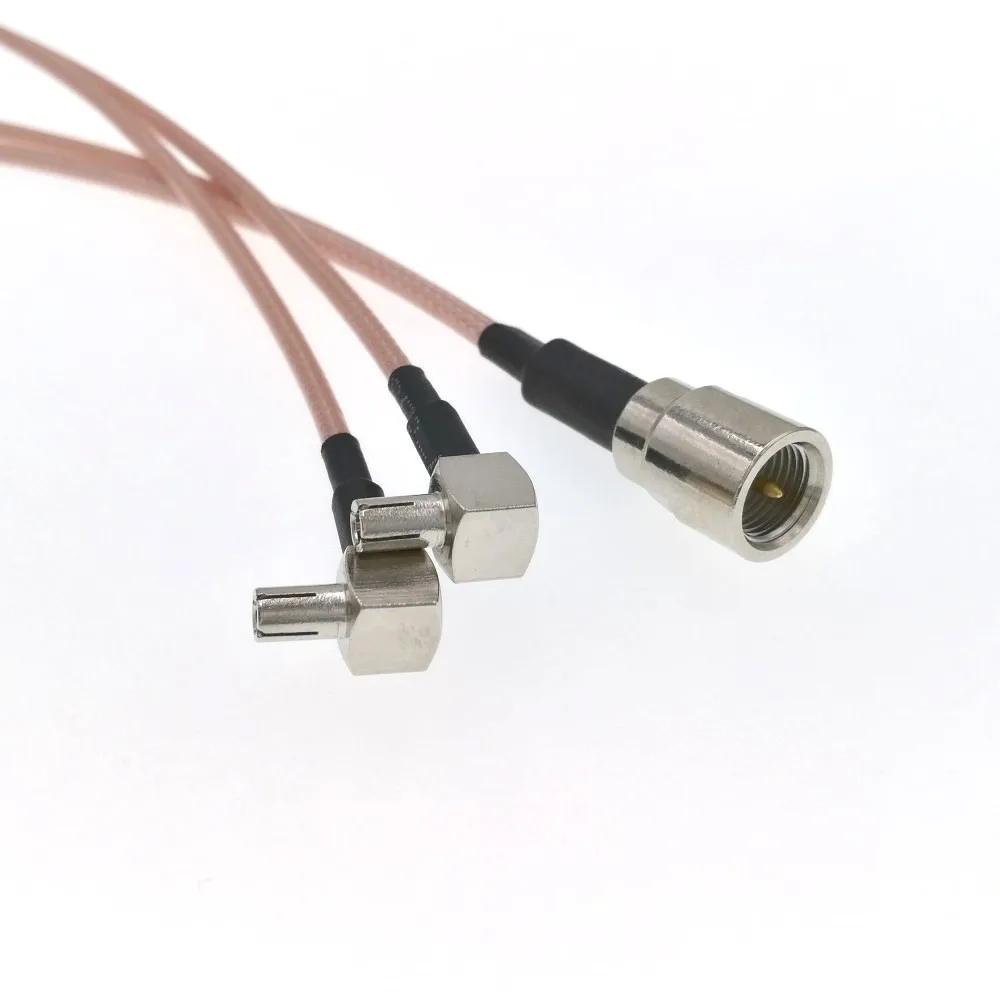 FME штекер к Y Тип 2x TS9 прямоугольный Штекерный разъем разделитель 8 &quot20