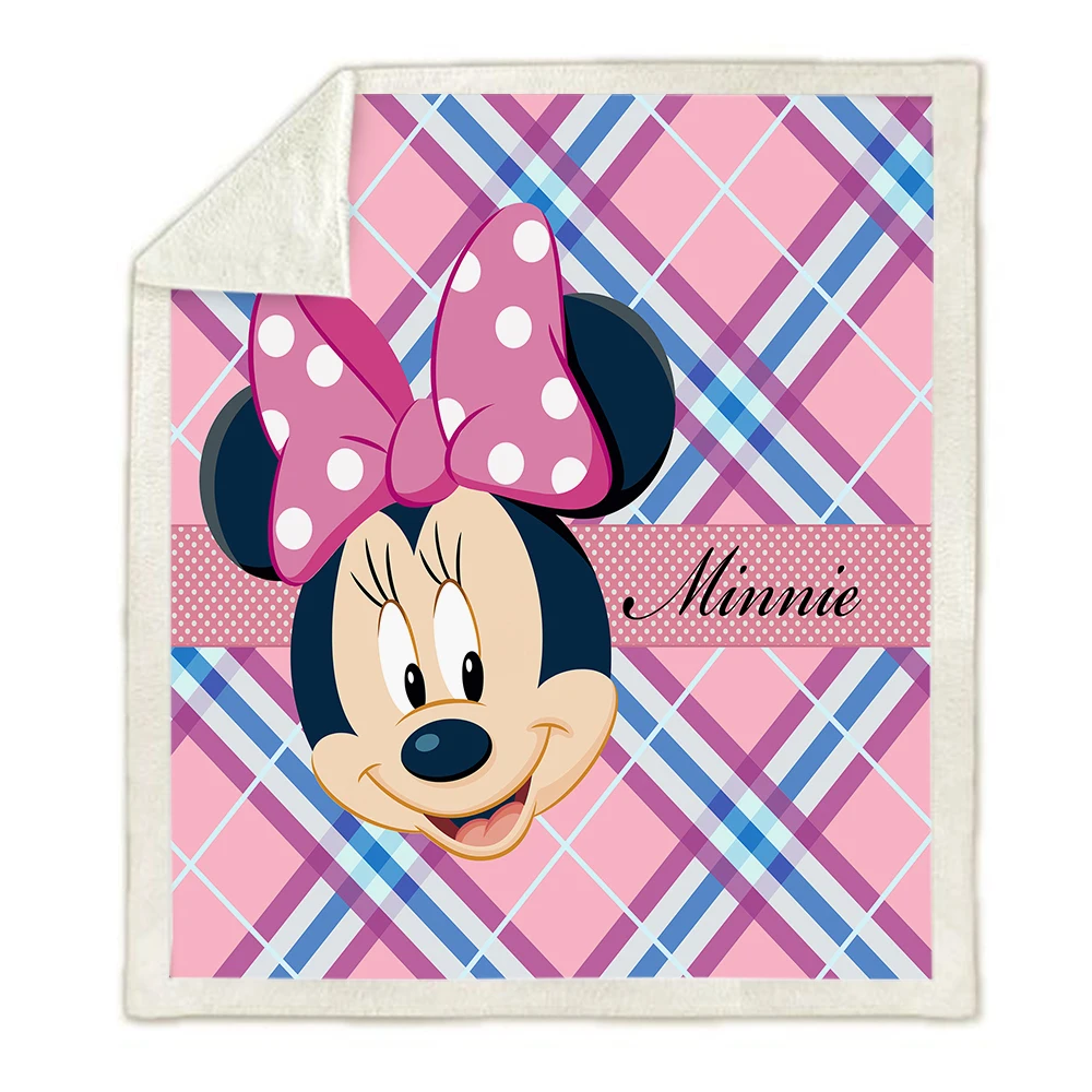 

Pink Minnie Blanket Disney bedspread Bedding for kids gift 2020