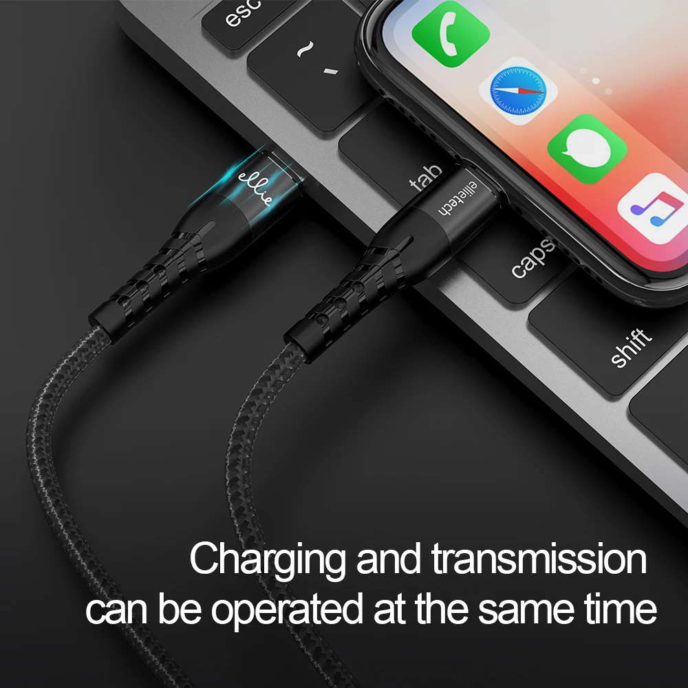 

Ellie PD USB Type C To Lightning Cable for iPhone 12 11 Pro Xs Max MacBook iPad Fast Charging Charger USBC Data Wire Cord