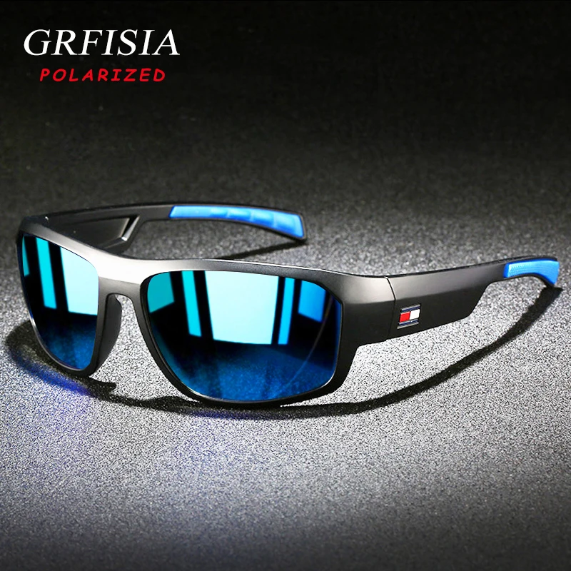 Модные спортивные солнцезащитные очки GRFISIA поляризационные для улицы