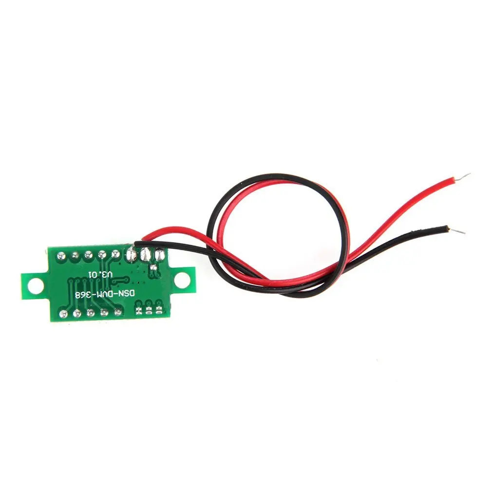 1 pc DC 4.7~32V No power supply needed Mini Red LED Panel Voltage Meter 3-Digital Adjustment Voltmeter 200ms/time | Дом и сад