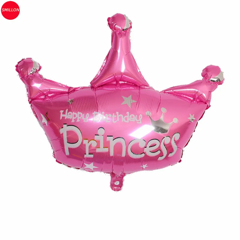1 шт. большой розовый синий Гелиевый шар принцессы воздушные шары в виде короны