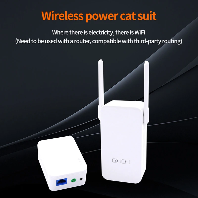 GLVISION GLPH5 1000 Мбит/с Комплект гигабитный адаптер линии питания сетевой AV1000 Ethernet PLC