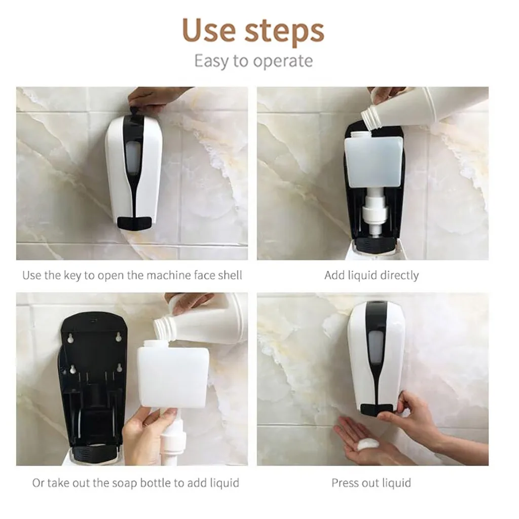 Диспенсер для жидкого мыла настенный 500 мл с одной головкой|Дозаторы мыла| |