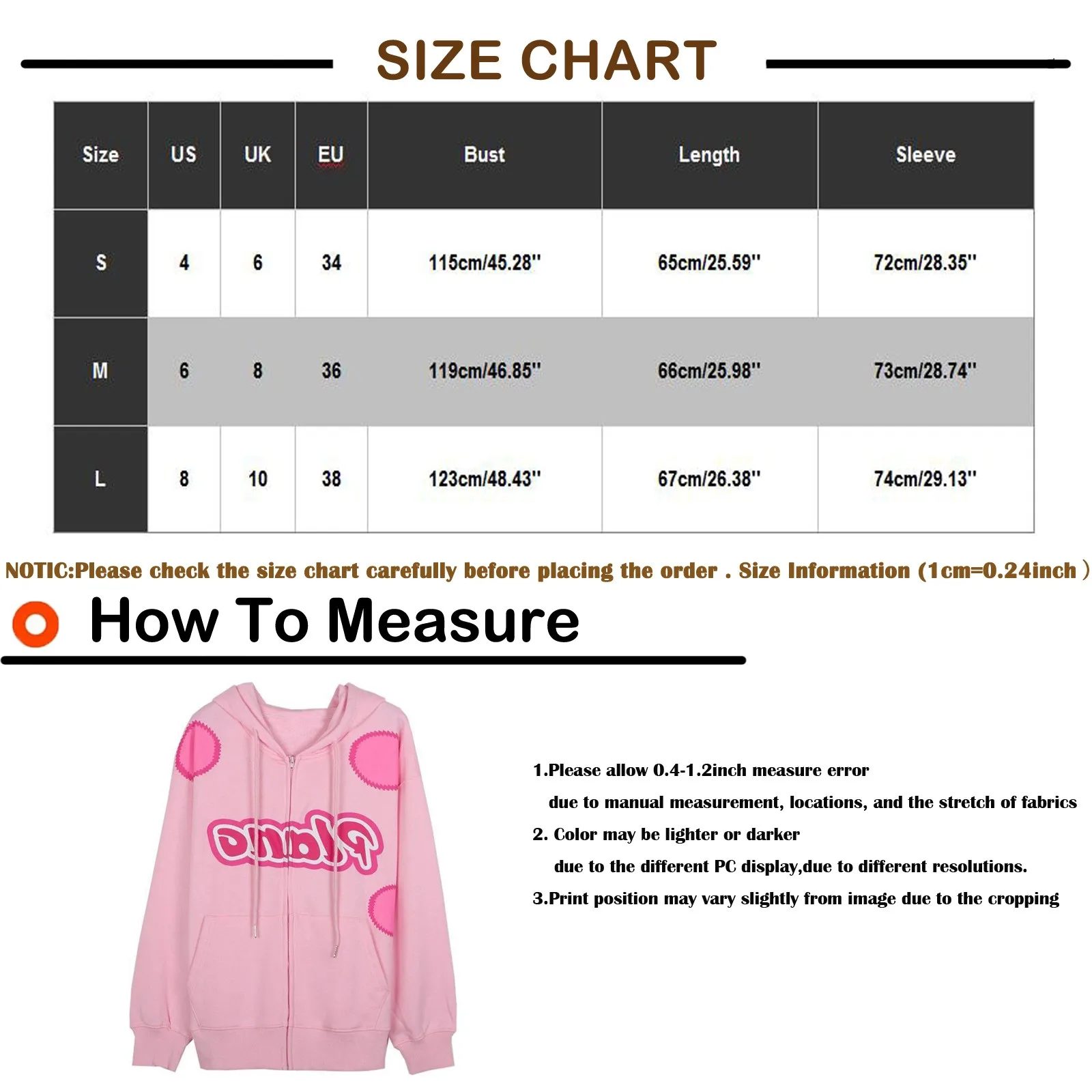 

Retro American Street Trend Fall Winter New Leisure Letter Hoodie Women's Hooded Zipper Pink Student Casual Sweatshirt 2021