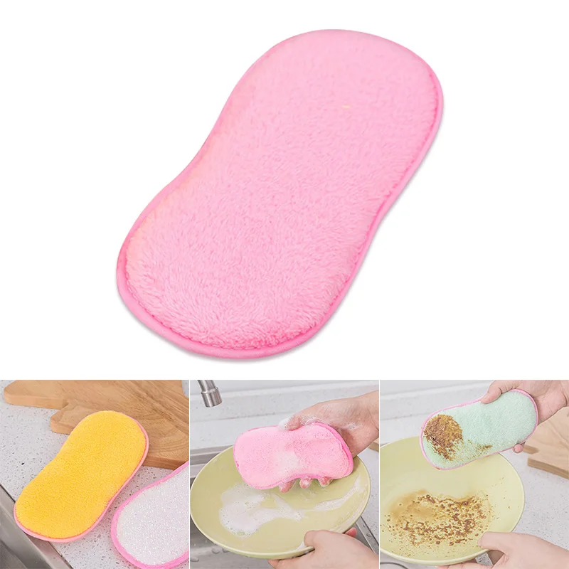 

Non-stick Oil Double-sided Fiber Wash Cloth Bamboo Fiber Cleaning Cloths Microfiber Cleaning Cloth Dishcloths Kitchen Towels