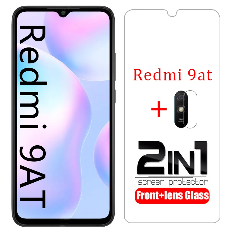 Закаленное стекло на redmi 9at защита для экрана объектив камеры Защитная пленка xiaomi