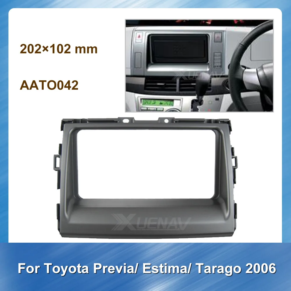 

Автомобильный радиоприемник Fascia Dash Kit для Toyota Previa Estima Tarago для Toyota 2006, стереосистема, рамка для DVD, Автомобильная Мультимедийная панель