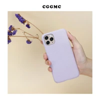high quality genuine leather phone case free shipping pebble grain cowhide protective phone cover for iphone 11 12 13 pro max