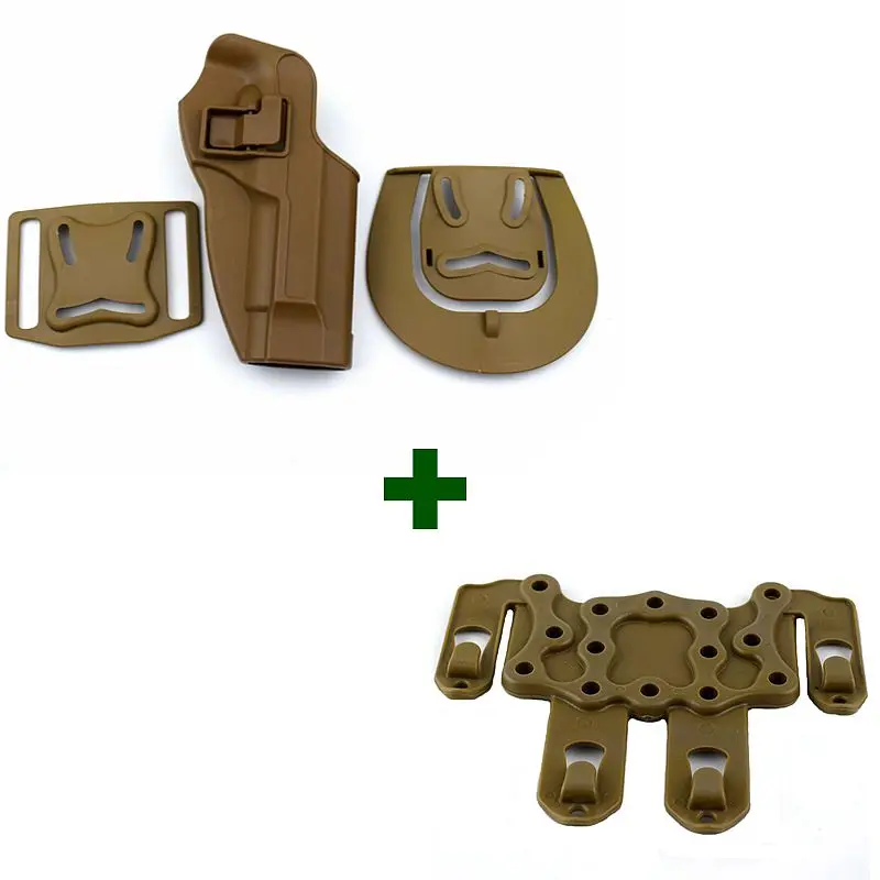 combination 4 Airsoftsports Tactical Gear Beretta M9 92 96 Gun Case Right Hand Gun Carry Belt Holster Military Combat Pistol Waist Holster - Цвет: combination 4