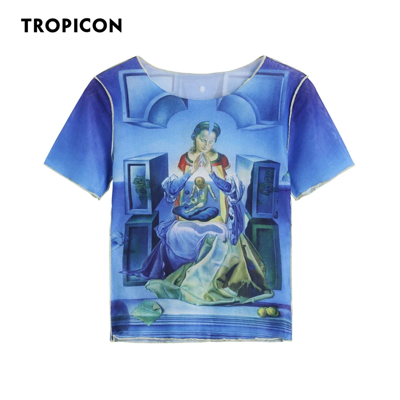 

Женская футболка с коротким рукавом и графическим принтом