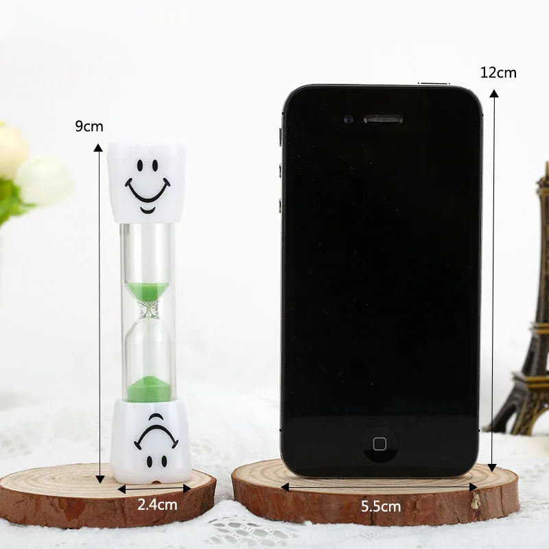 Детские песочные часы Mini Smiley 3 минуты таймер пластиковые креативный подарок | Дом