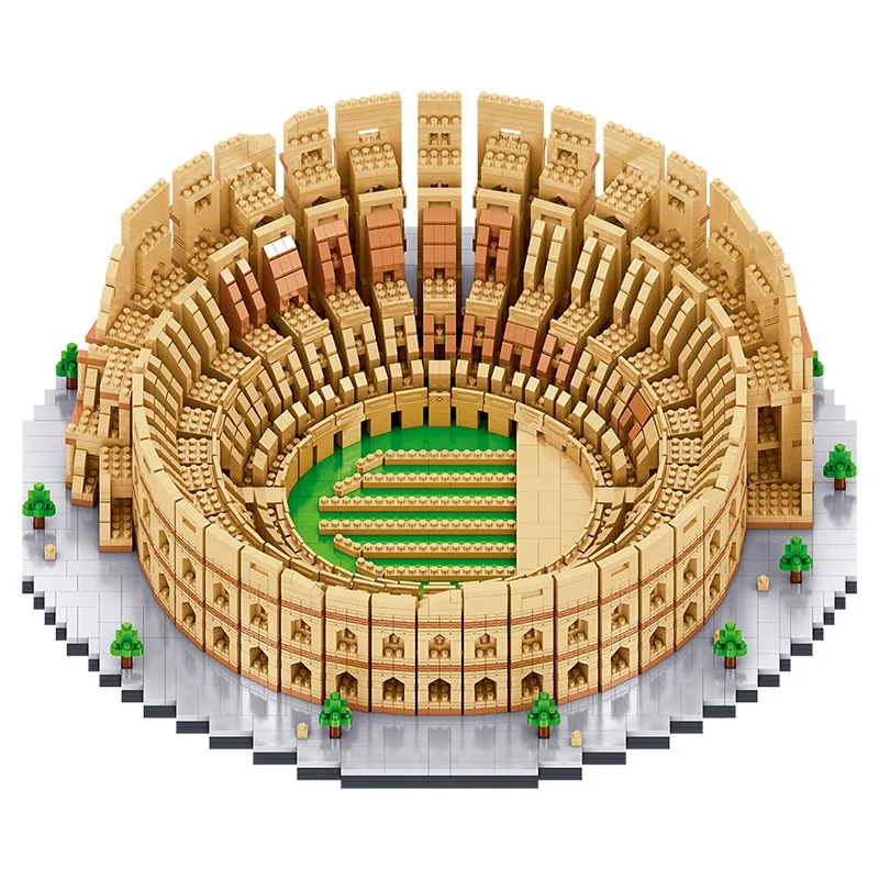 

Toys for Adults 18 Roman Arena World Famous Building Model Diamond Building Blocks Assembled Antistress DIY Children's Toy Gifts