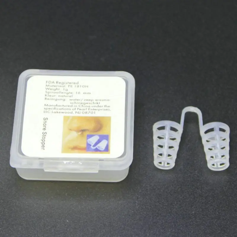 

New Hollow Out Anti-Snoring Ease Breathing Healthy Care Snoring Nose Clip For Stopping Snoring 4 Sizes