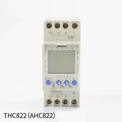 

6 Country Lanuage AHC810 AHC811 AHC822 Multifunctional Program Automatic Time Controller Digital Timer Switch