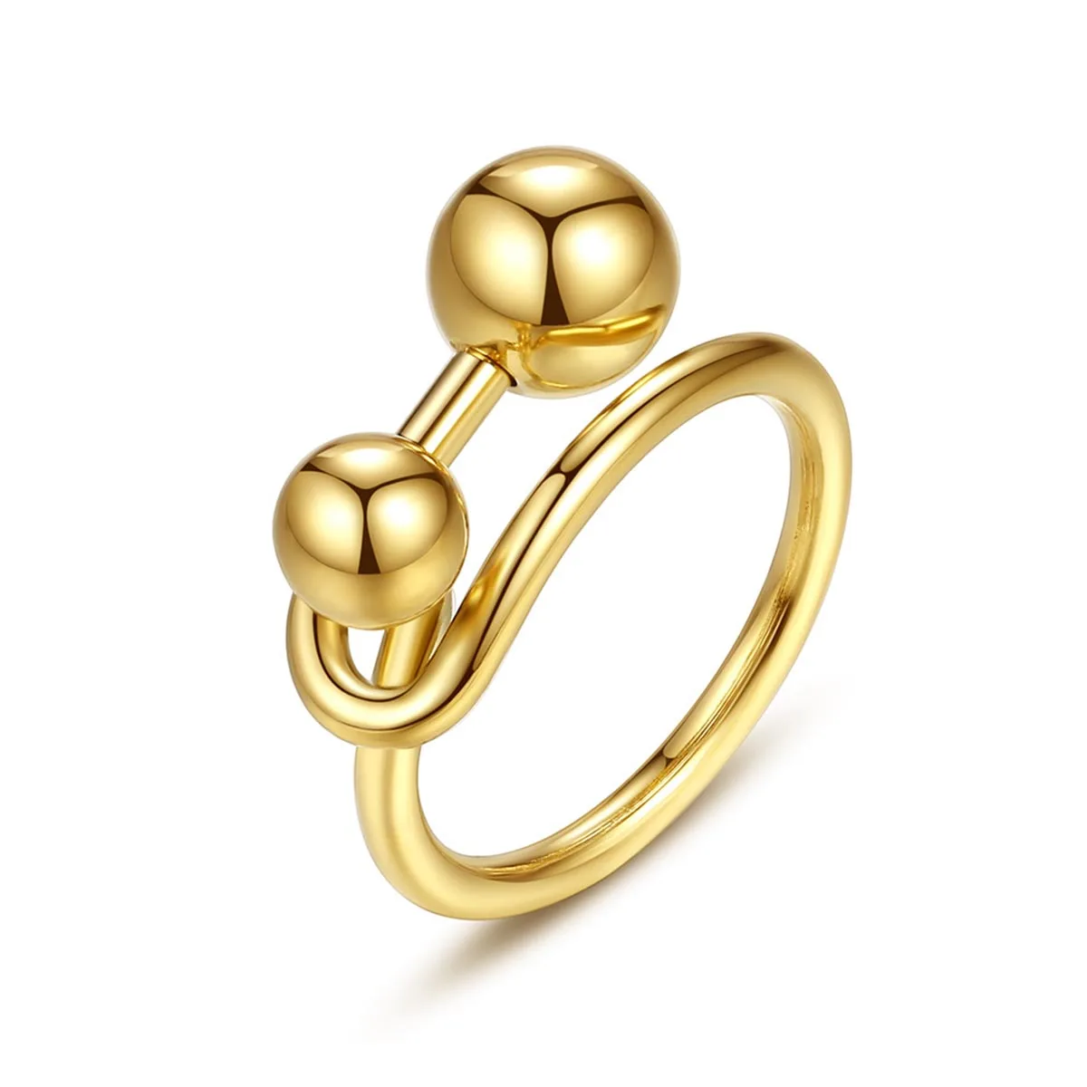 Женское широкое кольцо в стиле панк серебристое массивное металлическое с