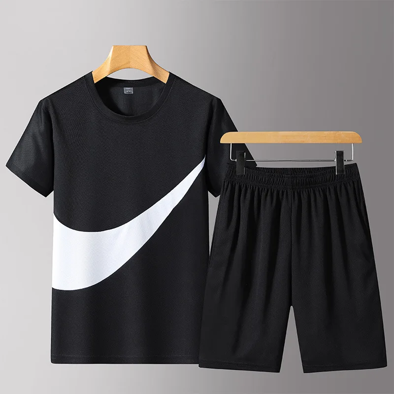 

Men's leisure sports suit 2021new high quality spring and autumn men's suit men's football sportswear T-shirt