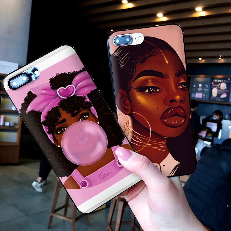 Африканская красота Afro Puffs для Xiaomi Redmi Note 5 S2 7 Plus 6 3 3S Pro 4A 4X 5A 6A Prime Case Mi 9 8 RG Lite on.