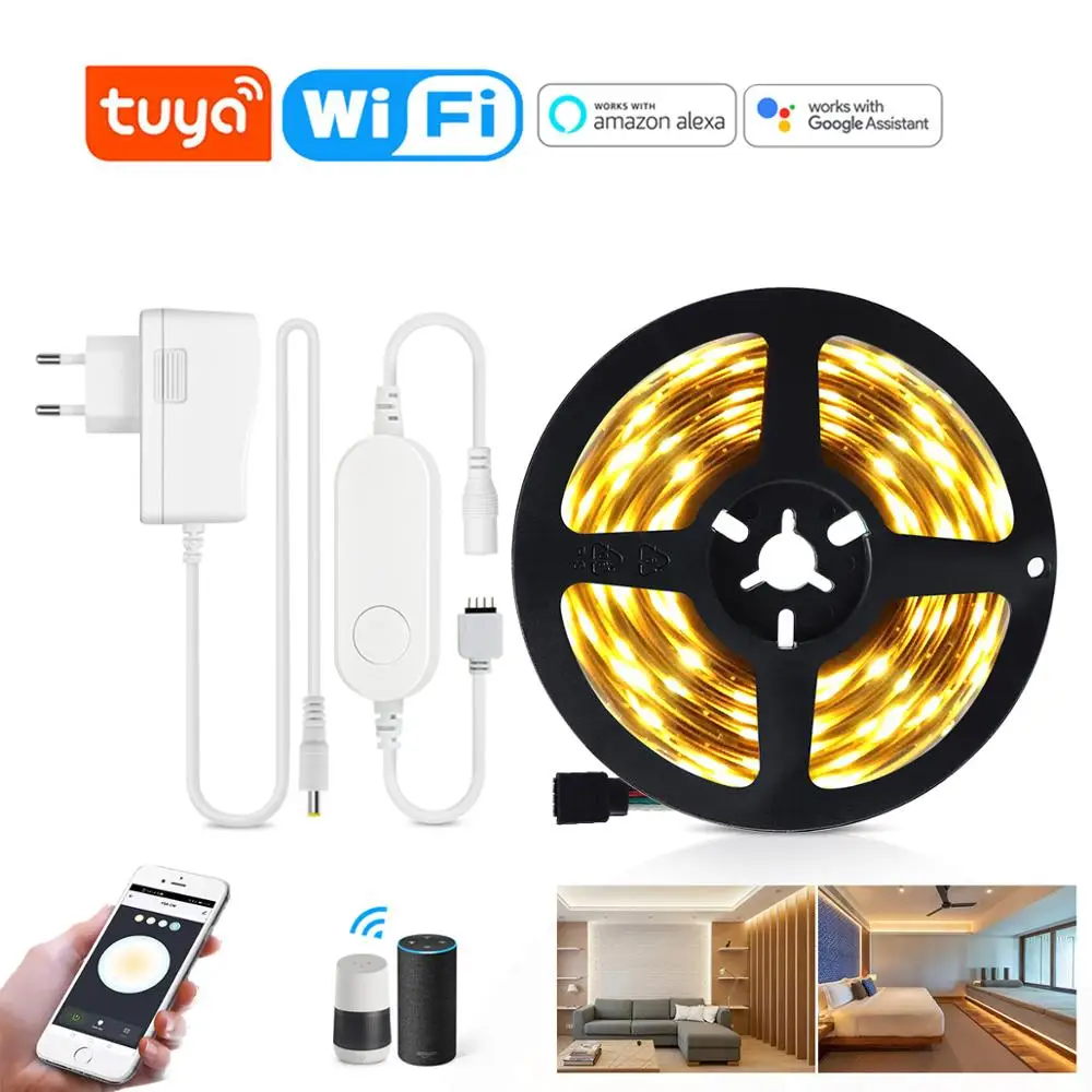 12 В смарт WiFi затемняющий светодиодный светильник с ИК пультом дистанционного