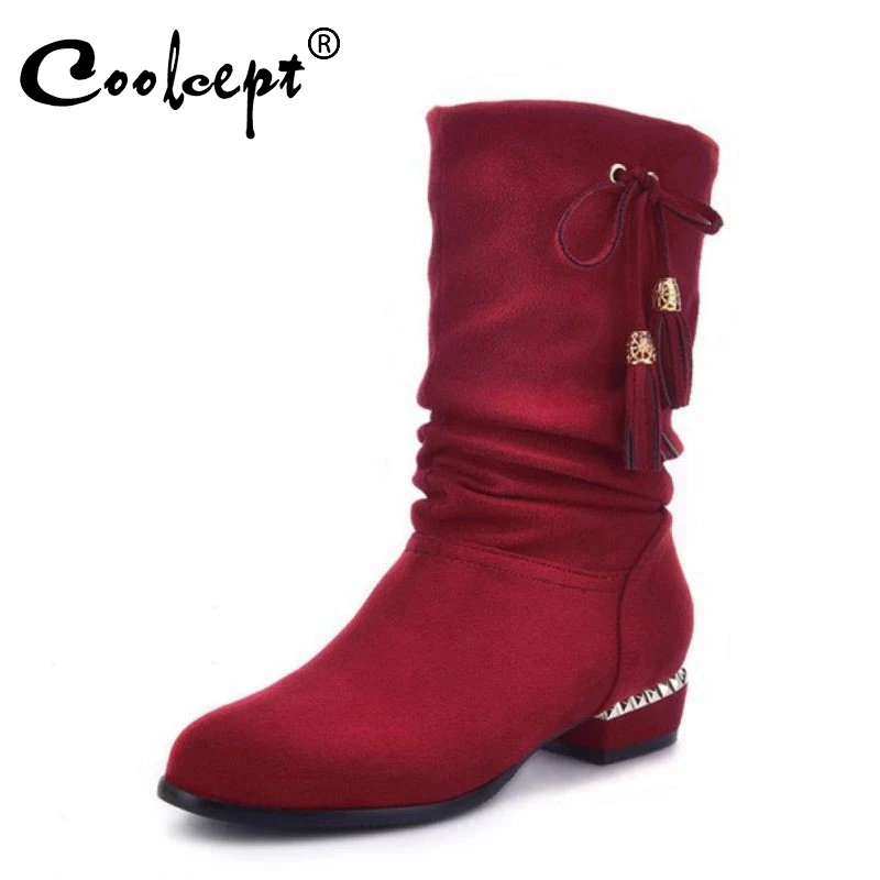 Женские сапоги на плоской подошве женские осенне-зимние короткие полусапожки