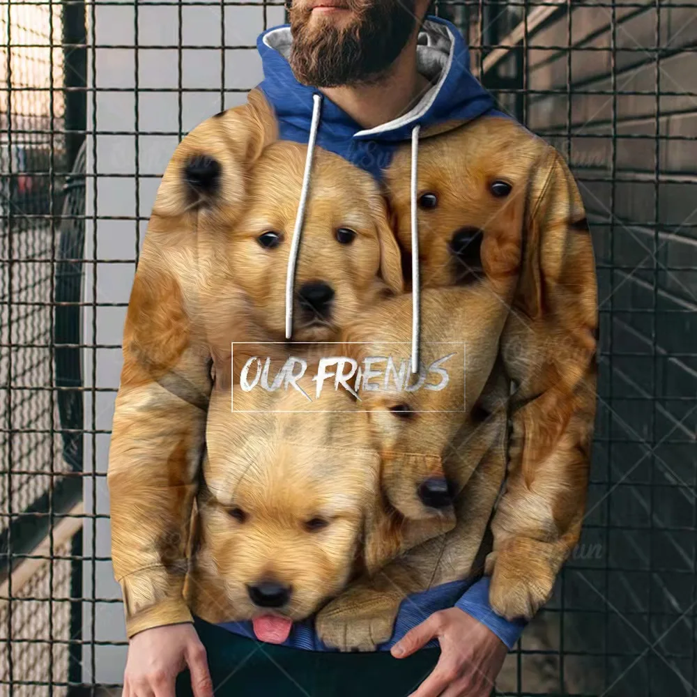

Spring and Autumn Fashion Trend Casual 3D Sweater Thin Men's New Pattern Print Street Fashion Classic Sweater