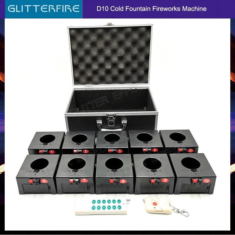Приемники 10 шт. аппарат для холодного фейерверка воспламенитель беспроводная