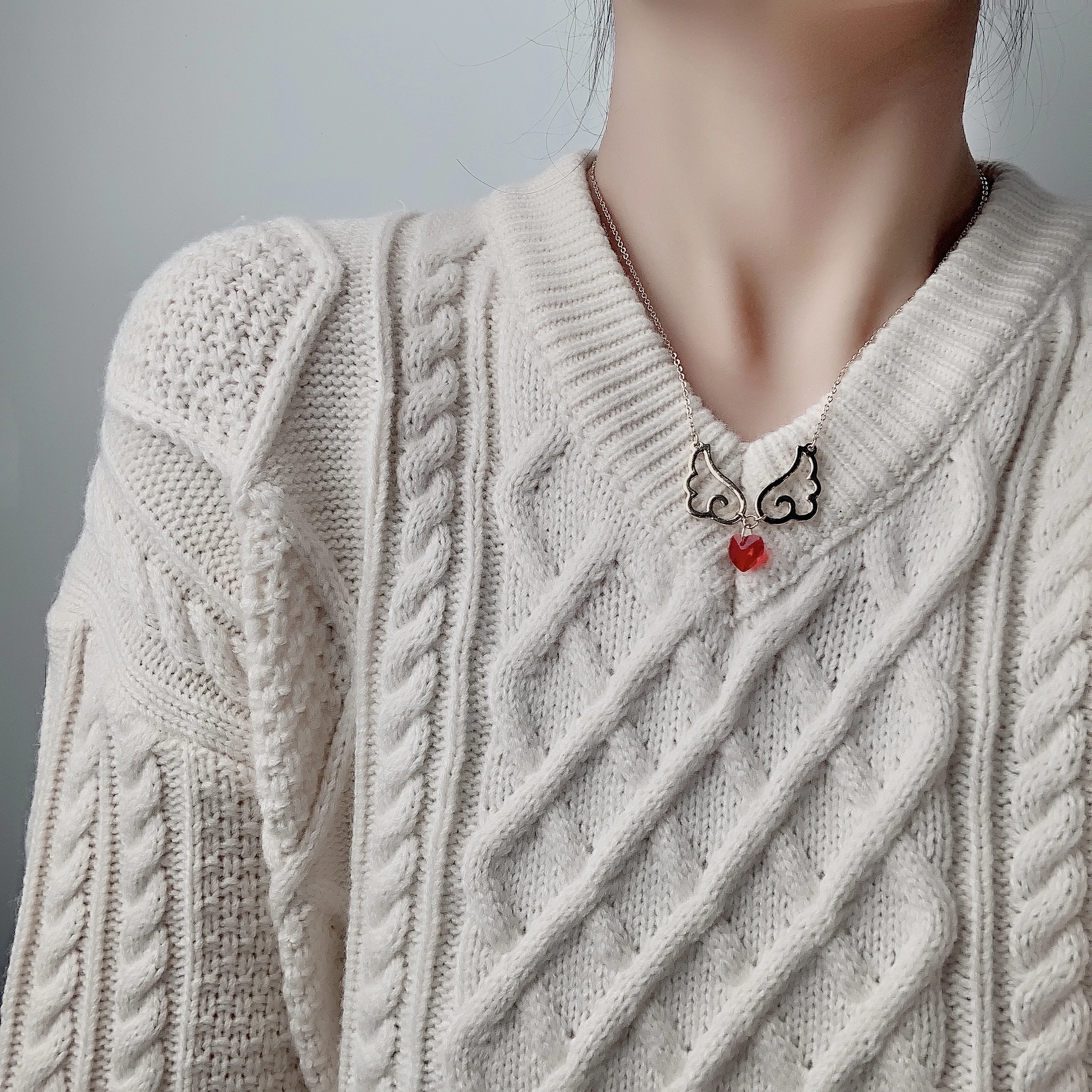 Новинка 2020 лидер продаж модные Романтические красные крылья любви милая девушка