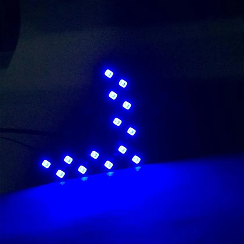 Светодиодная панель со стрелками для зеркала заднего вида 14 SMD 2 шт./лот высокое