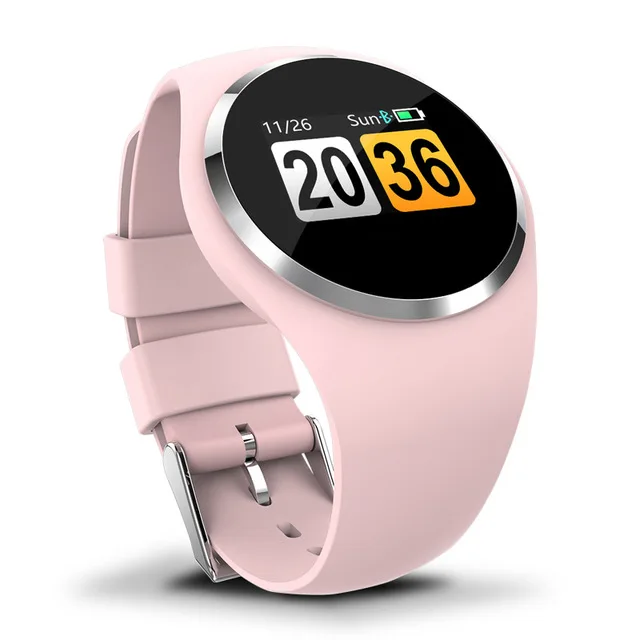 pink LIGE умный браслет для женщин IP67tanchesport умные часы с монитором частоты сжатия сердца артериальный alemontrast smartte fit bi - Цвет: pink