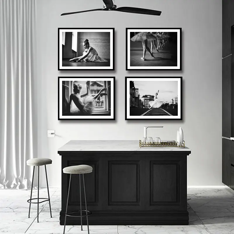 Танцовщица девушка балет плакат и печать холст картина искусство живопись