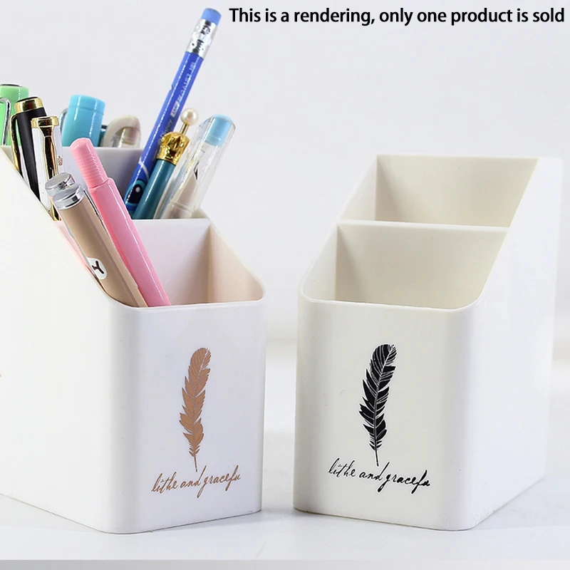 

Multifunctional Black and White Stationery Pen Rack Take in Ladder-Shaped Pen Container