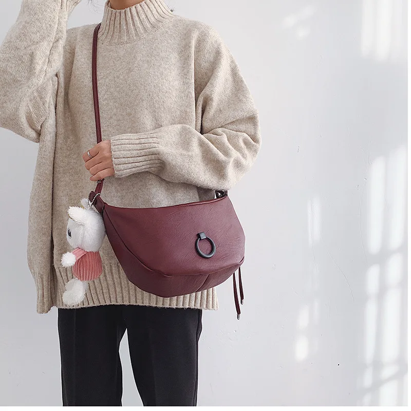 Сумки через плечо из искусственной кожи в стиле ретро для женщин маленькая сумка