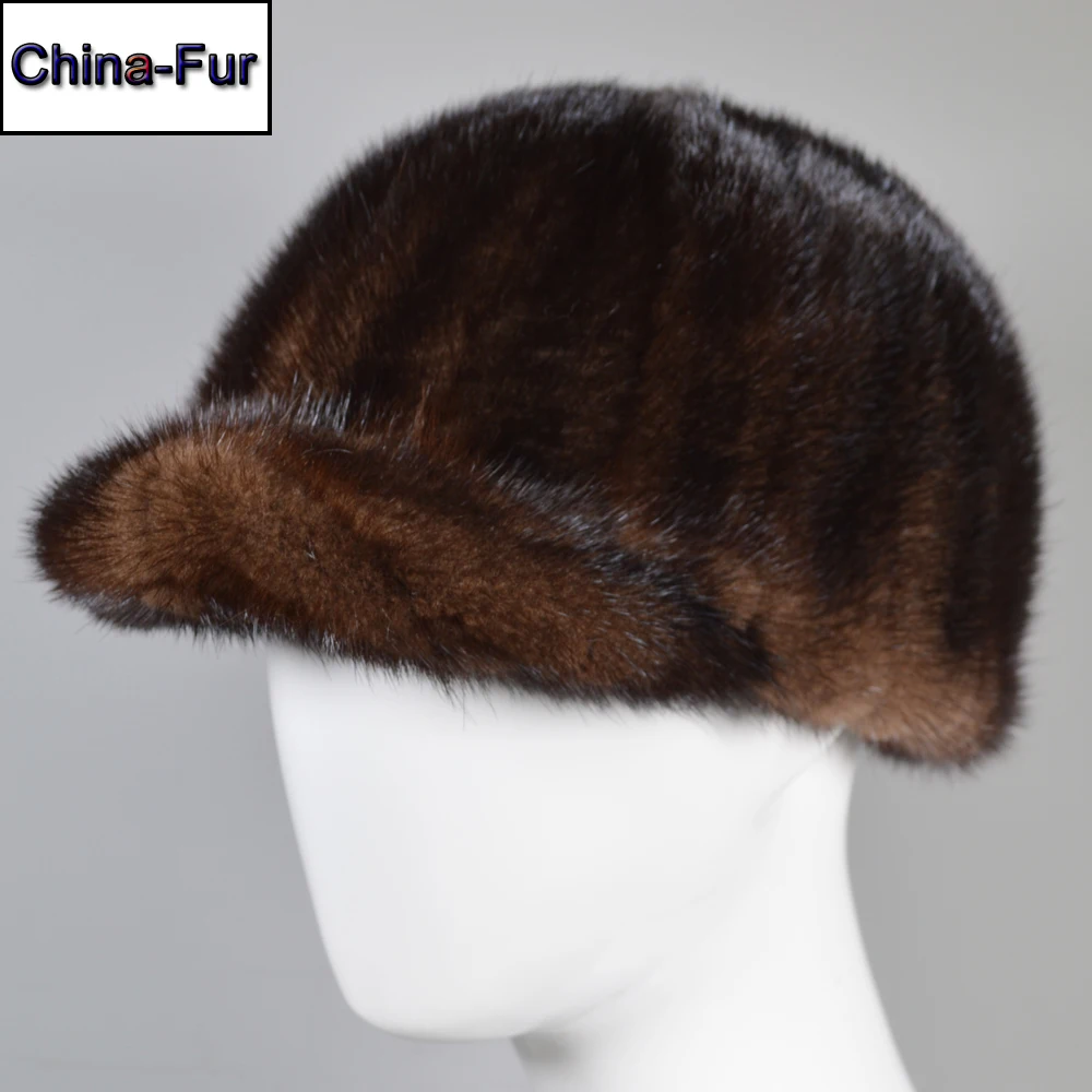 Горячая Распродажа Высококачественная новая бейсболка из натуральной норки