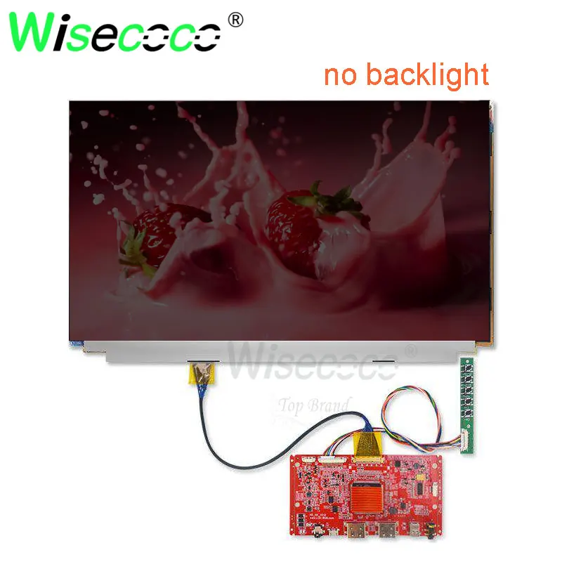 wisecoco 15.6 inch no backlight IPS LCD screen display with  edp 40 pin driver board for 3D printer DIY project LQ156D1JX02