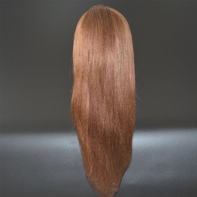 Голова для обучения натуральным волосам в виде животных 20 дюймов светильник