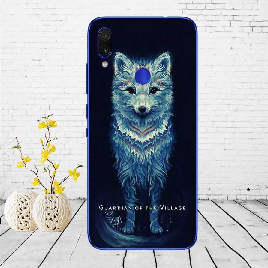 C43 Чехол для Xiaomi Redmi Note 7, силиконовый чехол для Xiaomi Redmi Note 7, задняя крышка, чехол для Redmi Note 7, чехол для телефона - Цвет: C43