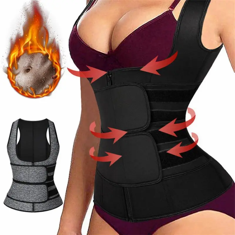 

Neoprene Women Fitness Slimming Fat Burning Body Shaper Corset Bust Lifter High Waist Trainer Body Shapewear Corsets